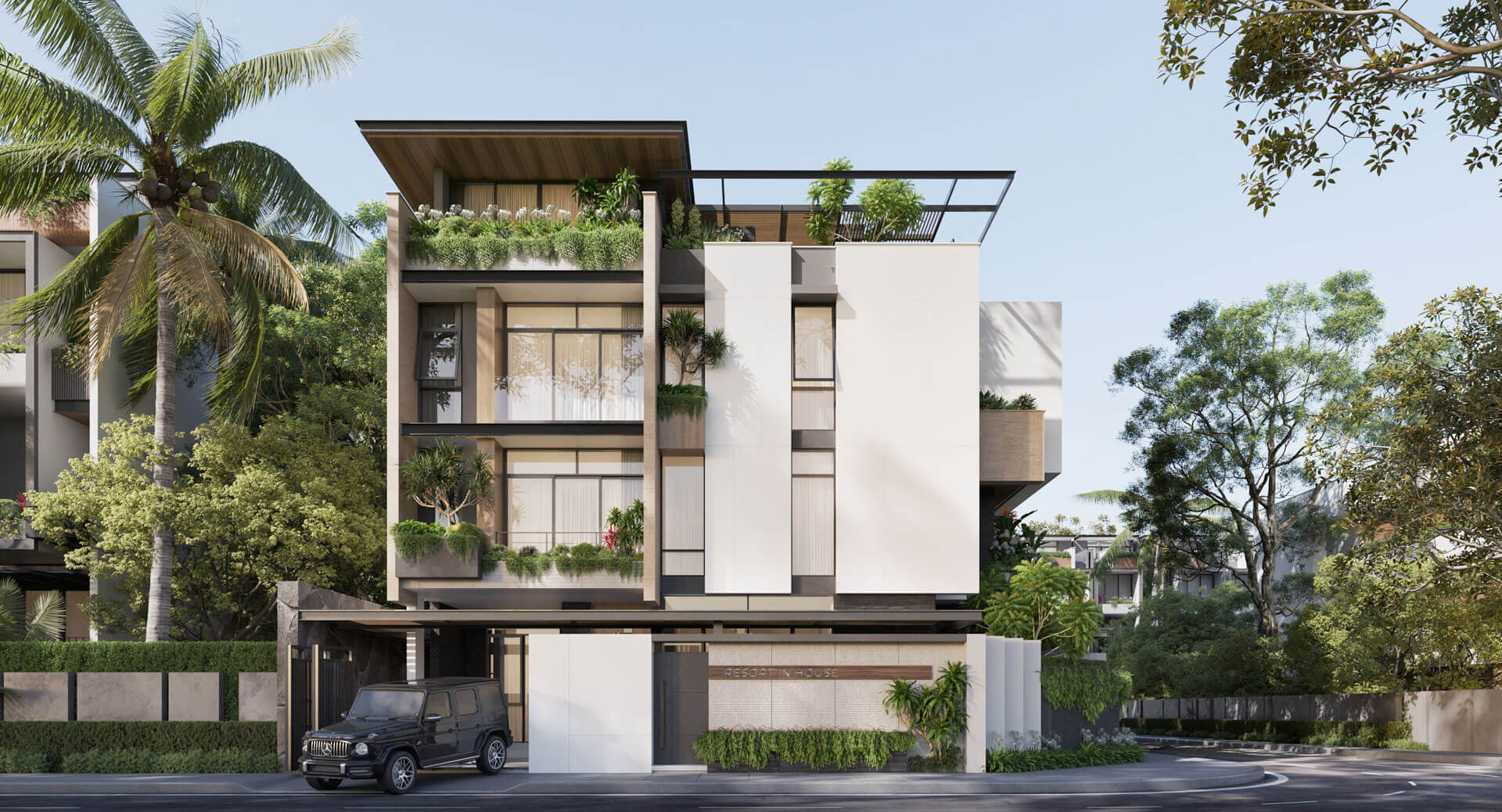 MẪU BIỆT THỰ 10×20 | DIỆN TÍCH SÀN ~350M²